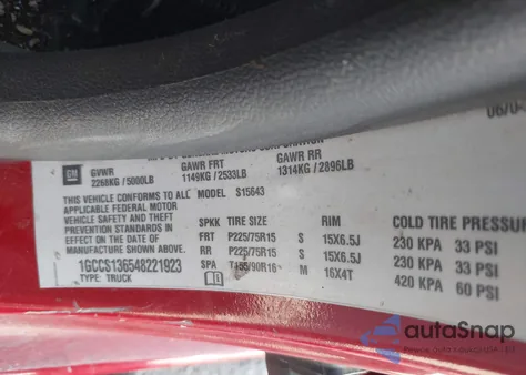 2004 Chevrolet Colorado Ls z USA, uszkodzony, nr VIN 1GCCS136548221923